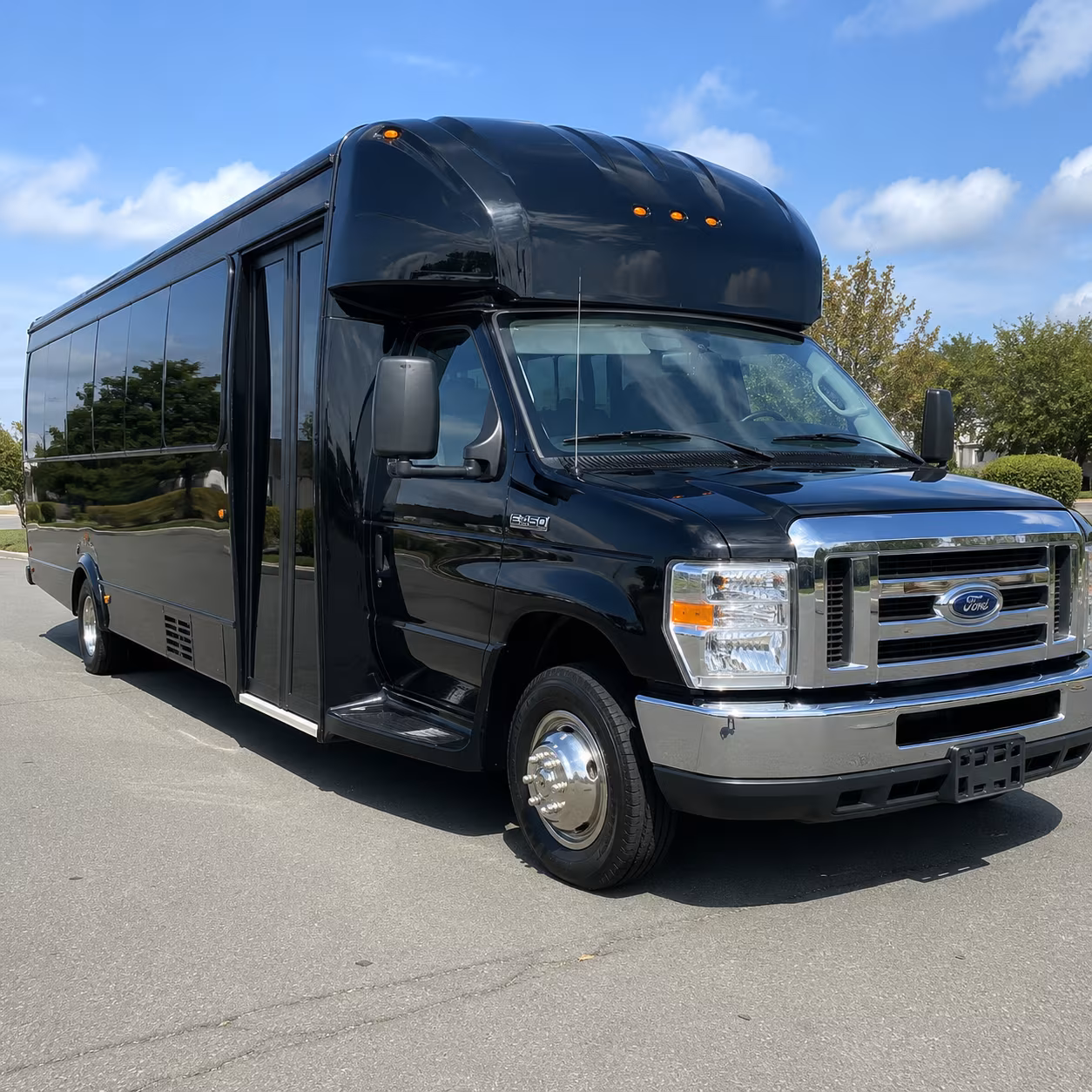 rancho cordova party bus booking step 1