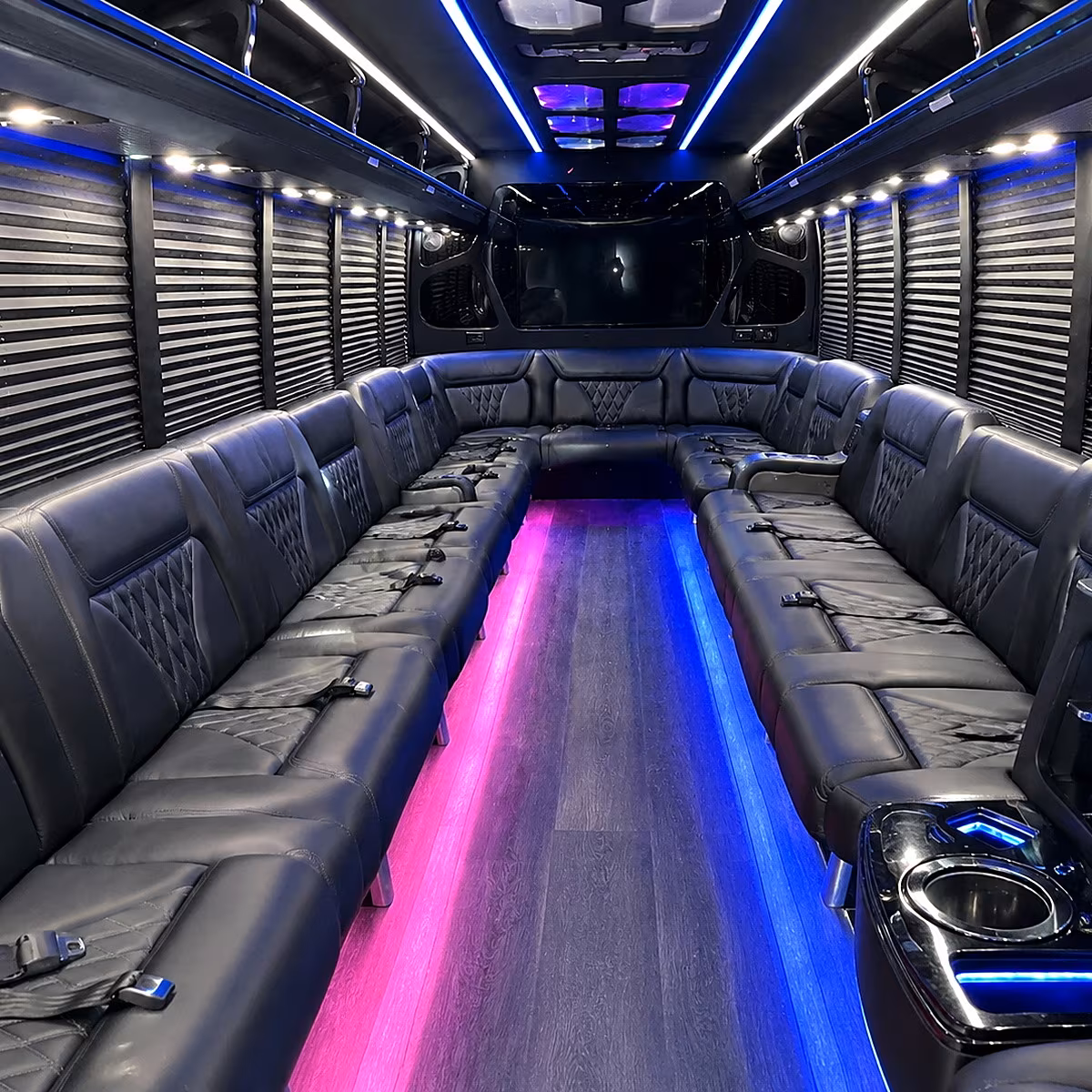 rancho cordova party bus rentals inside